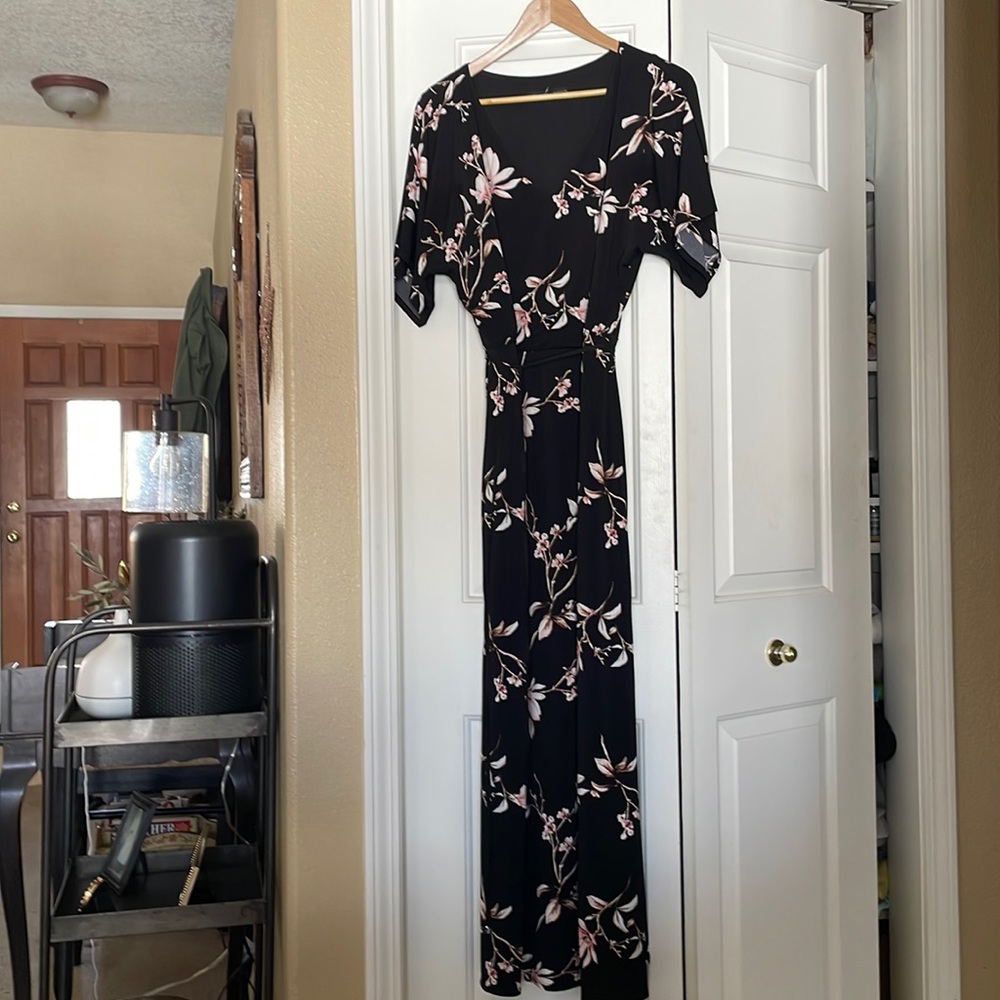 Short sleeve maxi dress for summer